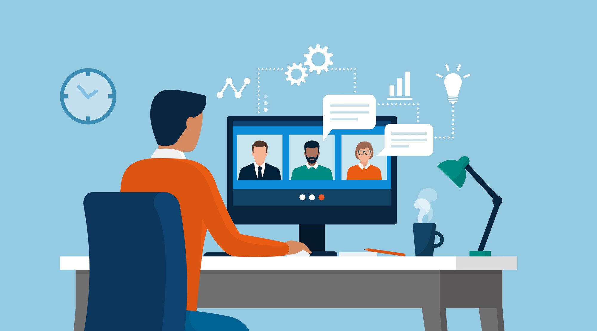 virtual hybrid work